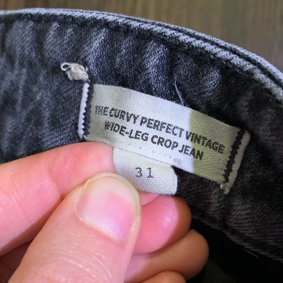 Madewell The Curvy Perfect Vintage Wide-Leg Crop Jean - Picture 3 of 3